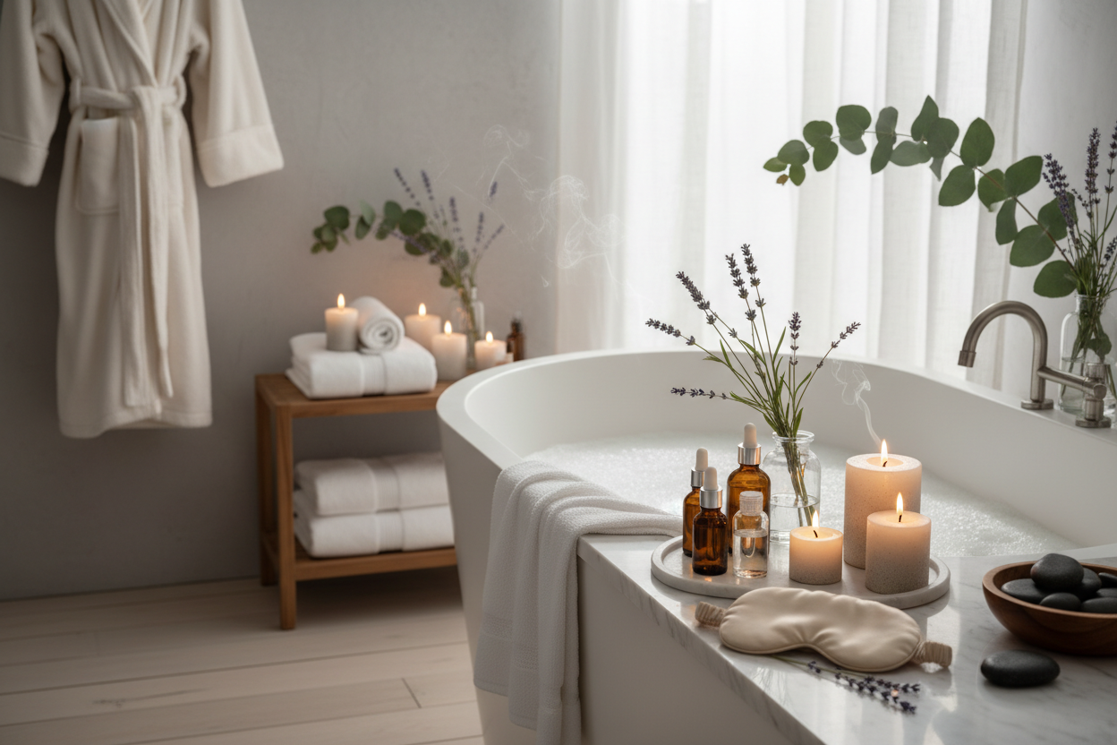 sleep and home spa essentials