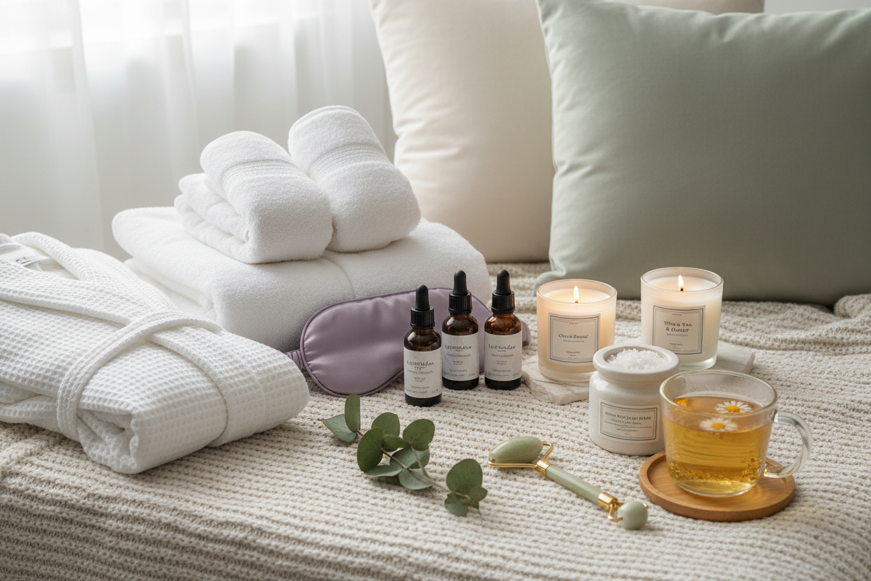 sleep and home spa essentials