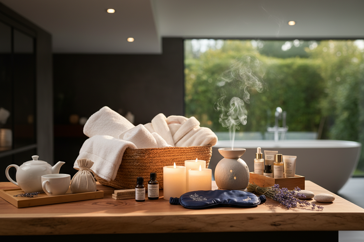 sleep and home spa essentials