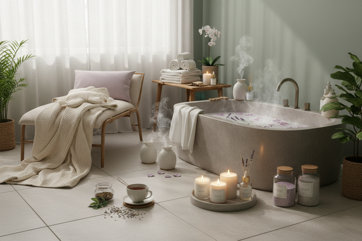 sleep and home spa essentials